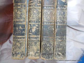 Four volumes, spines