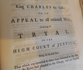 King CHARLES his Case... concerning his TRYAL...