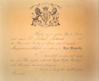 1838 royal patent