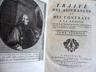 Emerigon, 1783.  TRAITE D'ASSURANCES