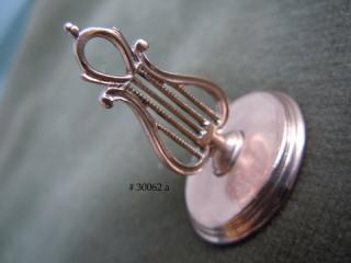 Lyre-of-Orpheus Rose Gold Fob