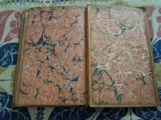 marbled book papers