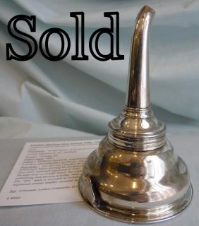 Wine Funnel, London Sterling, 1788 – 1789