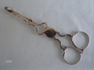 TEA TONGS ("Sugar Nips"), maker William Chatterton, London, 1760's