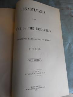 "Pennsylvania in the War of the Revolution..."