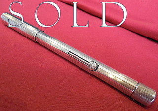 STERLING SILVER Watermans Ideal Art Deco Fountain Pen