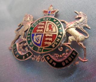 British Royal Arms DIMINUTIVE BUCKLE