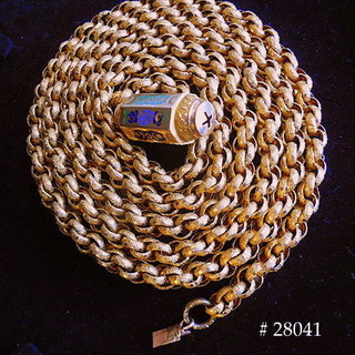 FINE & RARE French FIRST EMPIRE (Napoleon Bonaparte, emperor from 1804 to 1815)  Muff Chain