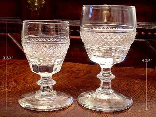 Stem Wine(R) shown with Cordial(L)