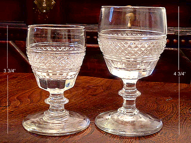 Cordial(L) shown with Stem Wine(R)