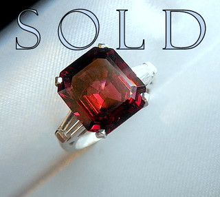 SIX CARATS EXTRA FINE NATURAL RED SPINEL  (historically called "Balas Ruby", the gem that made ruby famous)