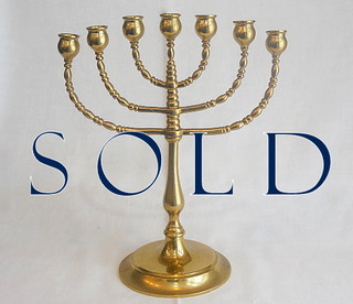 7-light "TREE OF LIFE" Sabbath Menorah