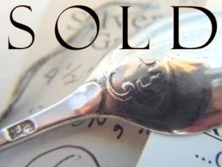 PICTURE-BACK TEASPOON, circa 1760's