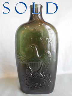 LIBERTY and EAGLE pint Flask