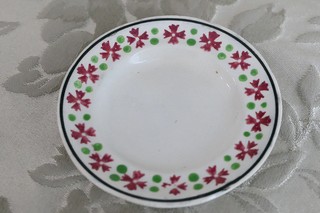 Davenport (signed) miniature  (3-1/2") "Cup Plate"