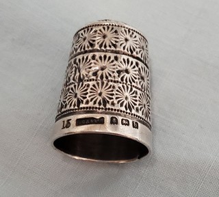 Edwardian Sterling Silver Thimble, 1901-02