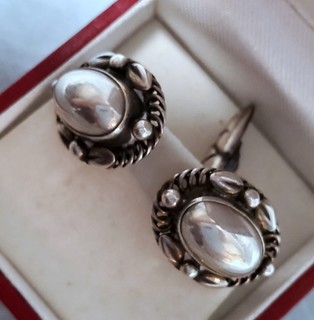 GEORG JENSEN CUFFLINKS # 17