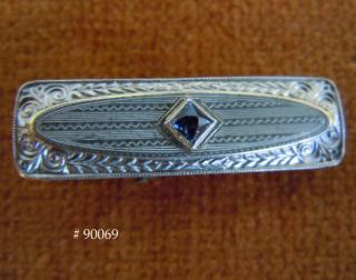 Art Deco Hinged Tie Clip, 1920's