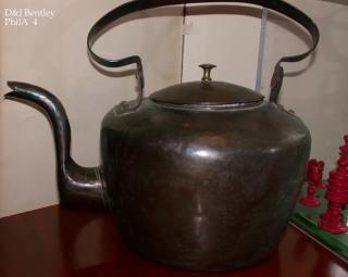 "D&J BENTLEY PHILa 4" Copper Gooseneck Tea Kettle