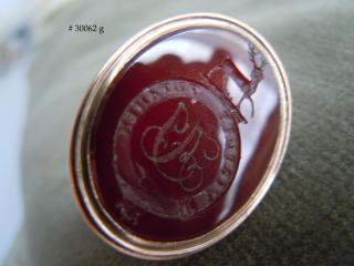 mounted in rose gold 18k