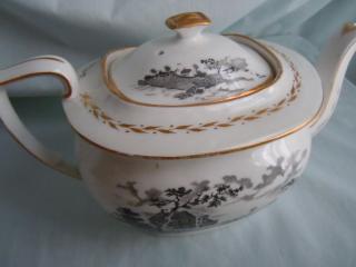 "SEDGWICK" Landscape Tea Pot, circa 1800-20's