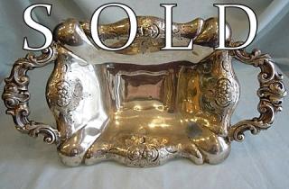 BERLIN CIRCA 1846 SILVER CHALLAH DISH