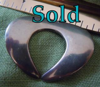 NANNA DITZEL Modernist Brooch, Georg Jensen # 336