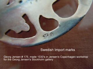 detail, Swedish import marks