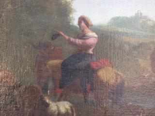 Detail, Woman on horseback