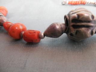 Old beads of Silver & Natural Coral