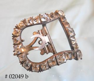 JEWELED exceptionally fine small buckle