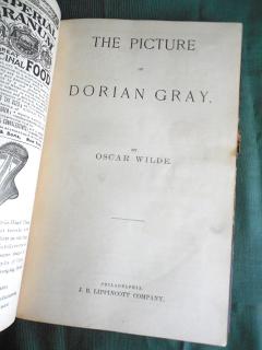 Dorian Gray title page, page 1 (copyright page is verso, page 2)
