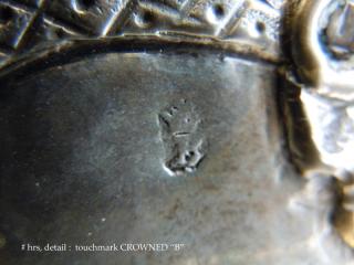 Detail showing Crowned "B" hallmark
