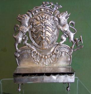 Antique Silver Channukkiah