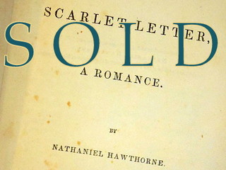 THE SCARLET LETTER.  Nathaniel Hawthorne, 1860 2nd edtition