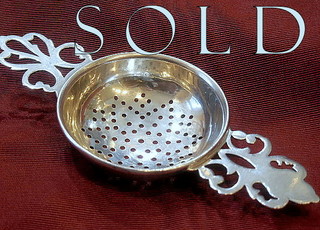 BIRKS ("The Tiffany of Canada") Sterling Silver Tea Strainer