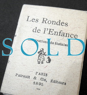 1895 MINIATURE BOOK, illustrations by THEOPHILE STEINLEN