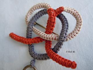 Red White & Blue Macrame Knot