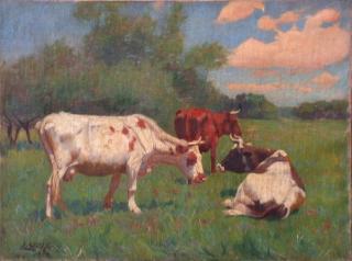 Gaspard LATOIX  : 1892,  New Jersey Pasture