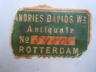 old paper label