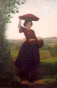 painting woman