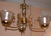 american gasolier lamp